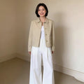 Japanese-style Minimalist Short Elegant Coat For Women