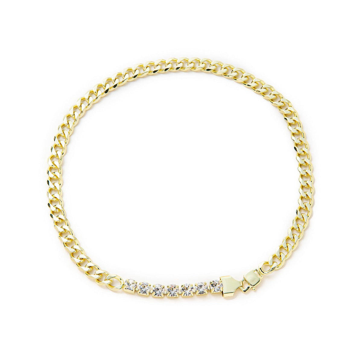 Double-diamond Double-layer Chain Bracelet