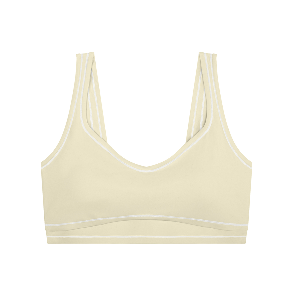 Loki & Ivy Women’s Topstitching Yoga Sports Bra