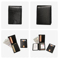 Business-Casual Carbon-Fiber Mens Wallet