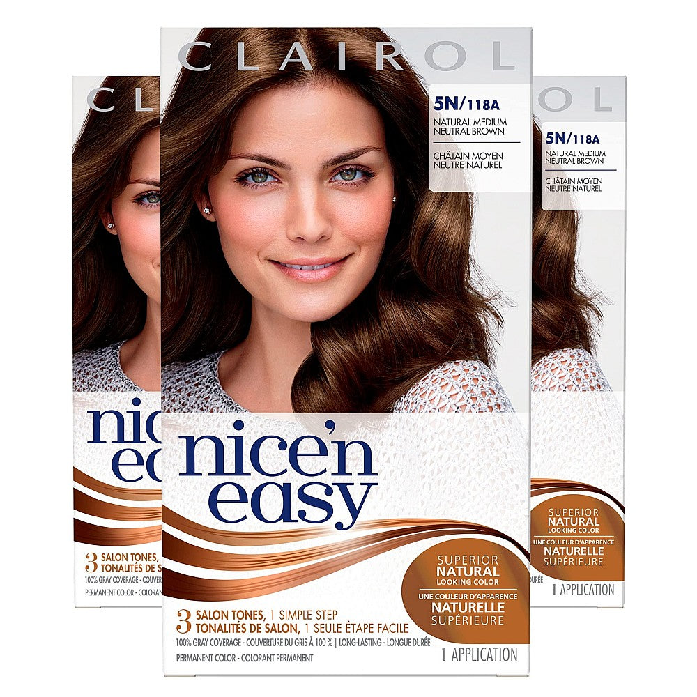 Clairol® Nice'n Easy Medium Neutral Brown Hair Color Kit