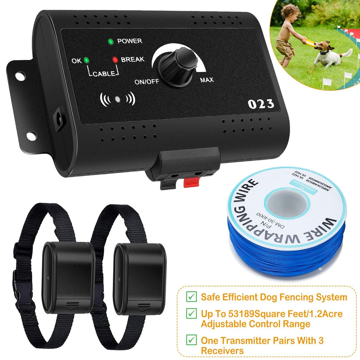 GBruno Electric Dog Fence System