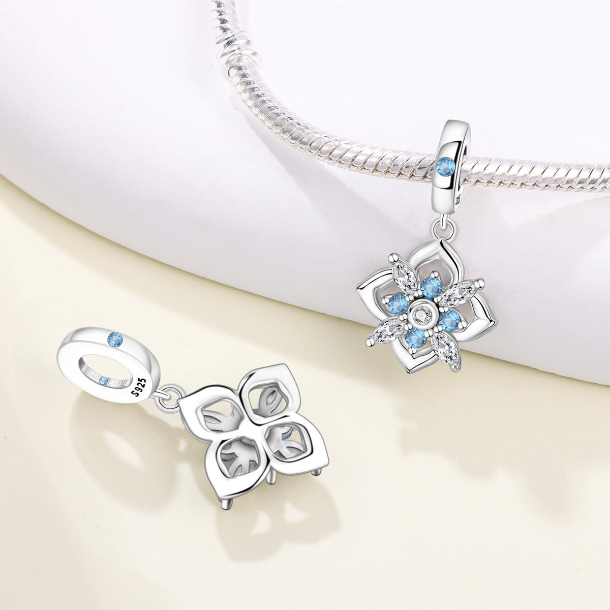 Lily Of The Valley Iris And Spinning Flower DIY Bracelet Pendant Accessories