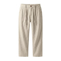 Loose-fit Mens Casual Straight-leg Trousers