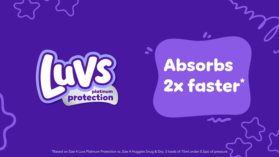 Luvs Platinum Protection Baby Diapers Size 5, 140 Count
