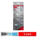 3M Aura N95 Particulate Respirator Mask, N95, 3-Pk
