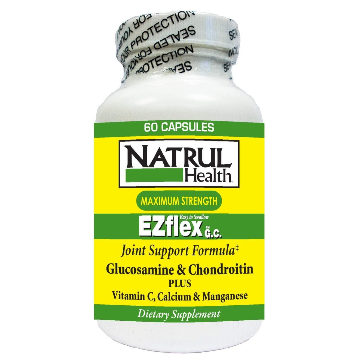 Nat-rul Health Products Ez Flex Maximum Strength Glucosamine And Chondroitin Joint Support Formula Capsules