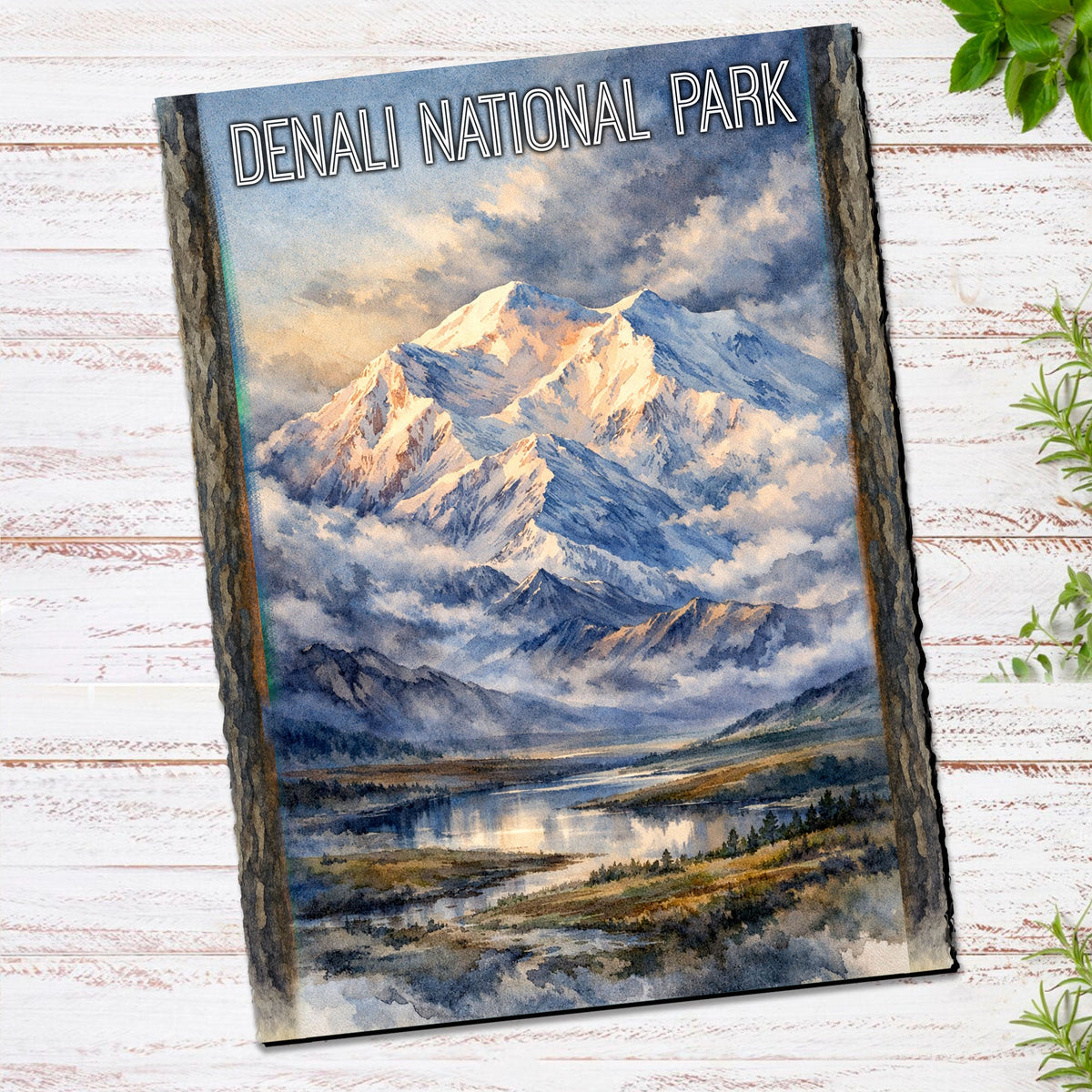 Glaciers Landscape Greeting Card by G. Debrekht - 97103GC