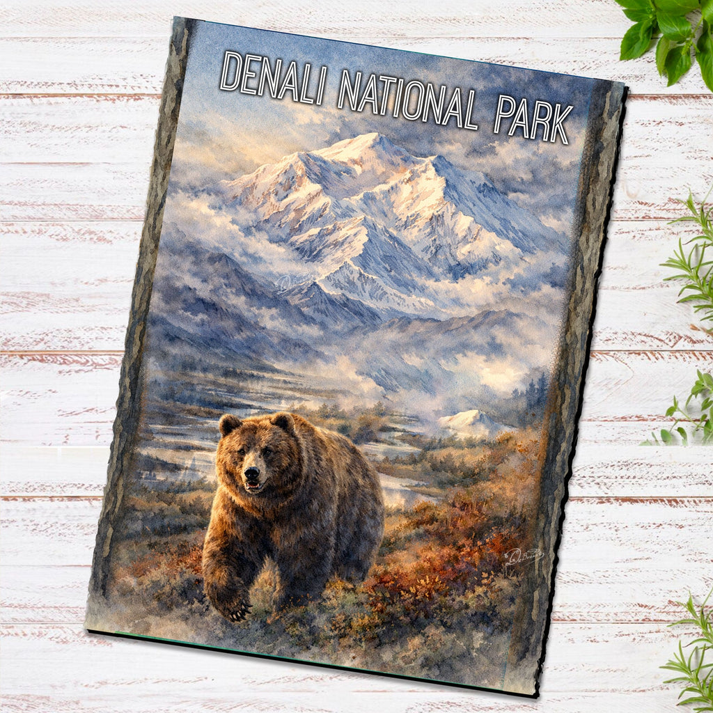 Northern Mountain Bear Art Greeting Card by G. Debrekht - 97104GC