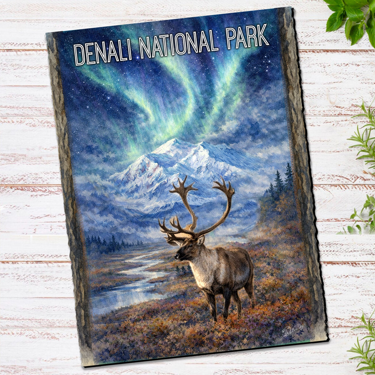 Aurora Borealis Wilderness Art Card by G. Debrekht - 97105GC