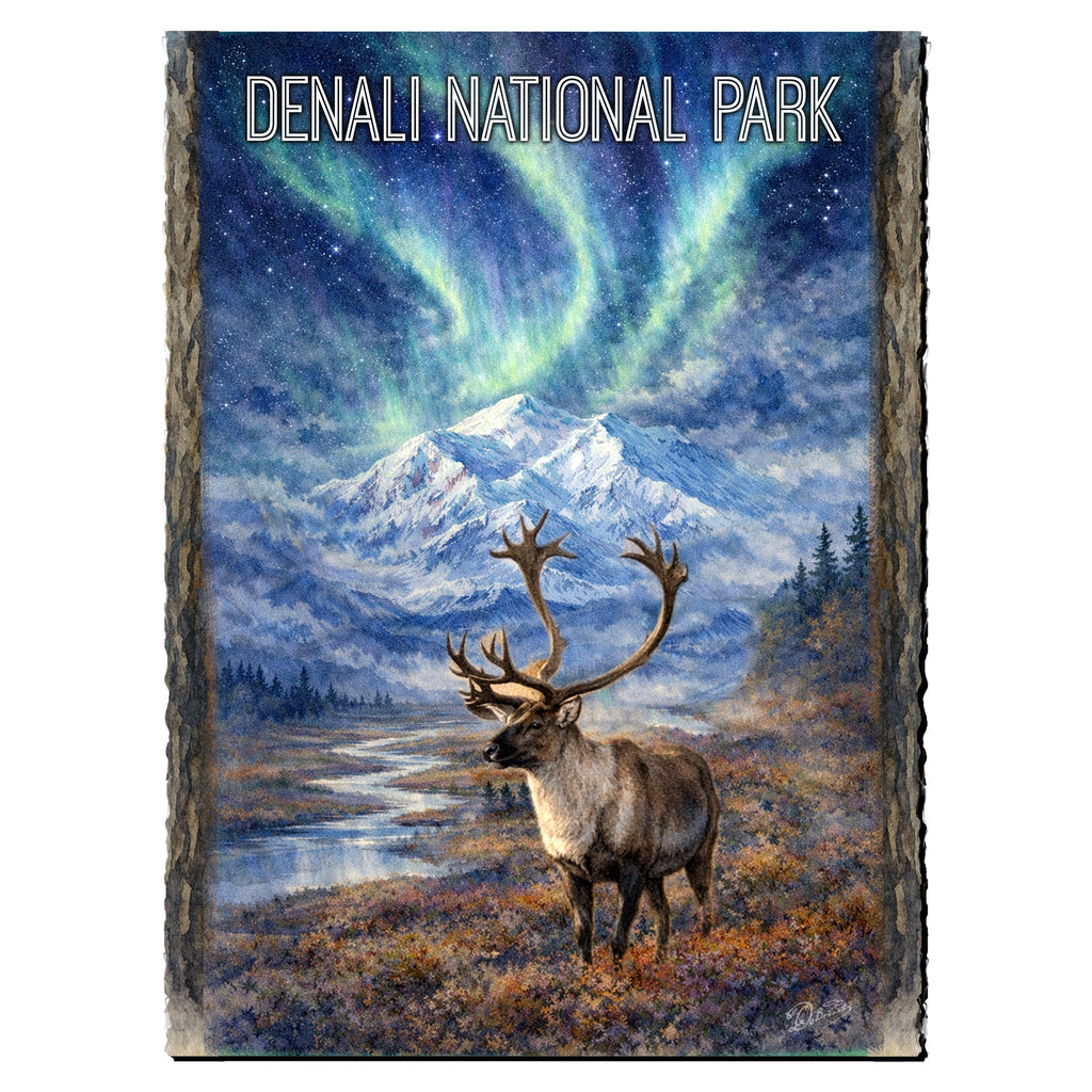 Aurora Borealis Wilderness Art Card by G. Debrekht - 97105GC