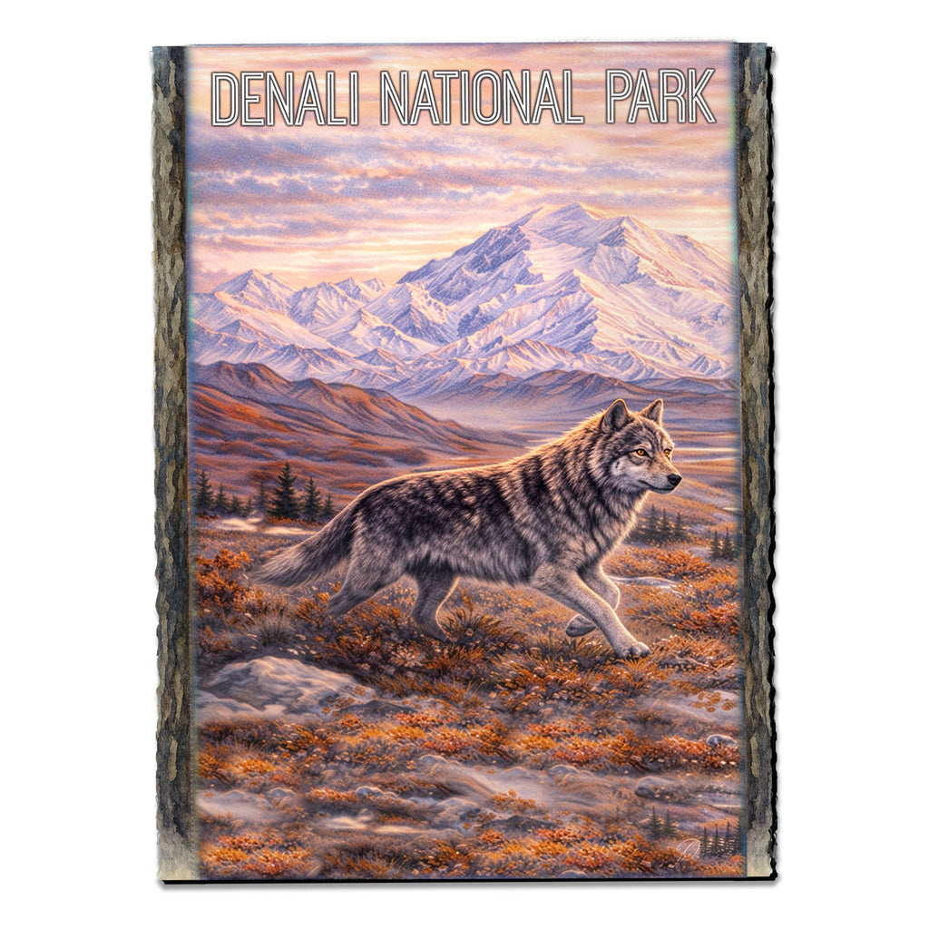 Northern Mountain Wolf Greeting Card by G. Debrekht - 97106GC