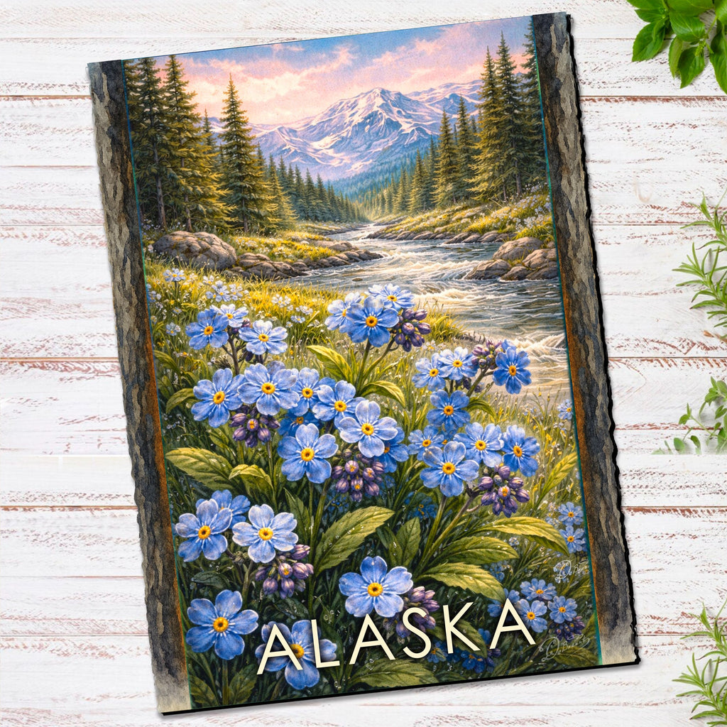 Northern Mountain Wildflower Greeting Card by G. Debrekht - 97108GC