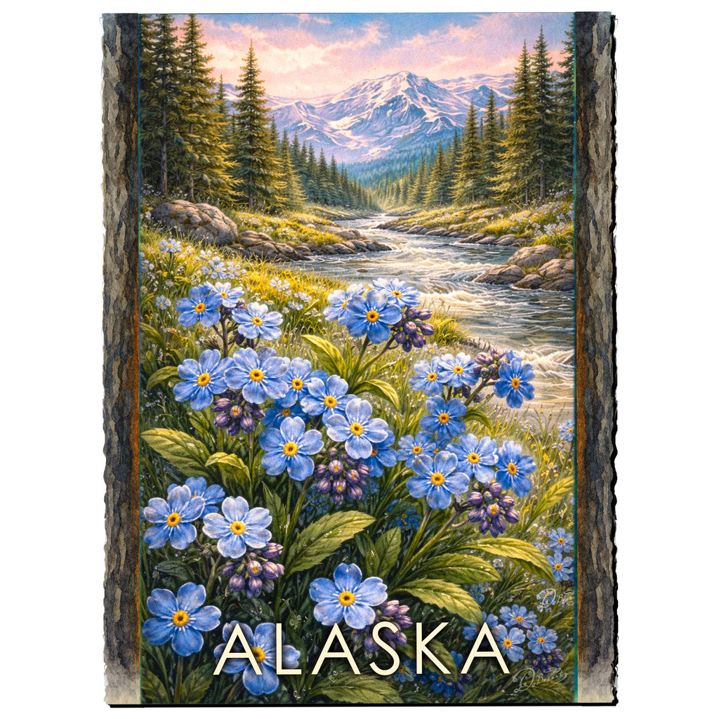 Northern Mountain Wildflower Greeting Card by G. Debrekht - 97108GC