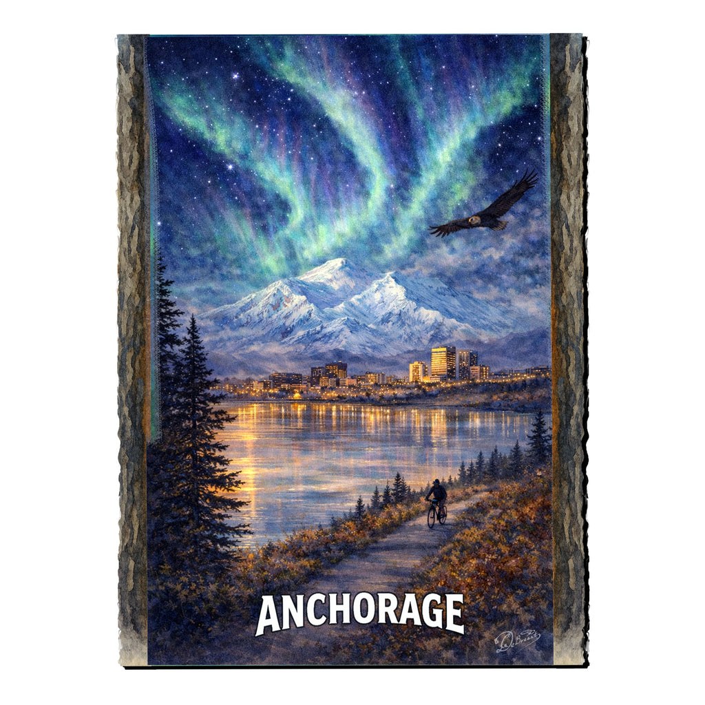 Under the Aurora Greeting Card by G. Debrekht - 97131GC