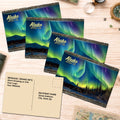 Emerald Aurora Night Greeting Card by G. Debrekht - 97135GC