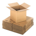 Universal Cubed Fixed-Depth Corrugated Shipping Boxes, Regular Slotted Container, X-Large, 12" x 12" x 12", Brown Kraft, 25/Bundle