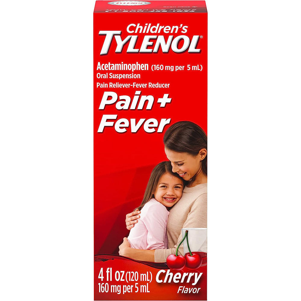 Tylenol® Children's 160 mg/5 mL Cherry Suspension, 120 mL