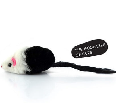 Fake Mouse Tiantian Rabbit Skin Mouse Funny Cat Toy