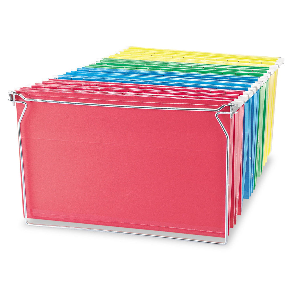 Universal Screw-Together Hanging Folder Frame, Legal Size, 23" to 26.77" Long, Silver, 6/Box