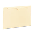 Universal Deluxe Manila File Jackets with Reinforced Tabs, Straight Tab, Legal Size, Manila, 100/Box