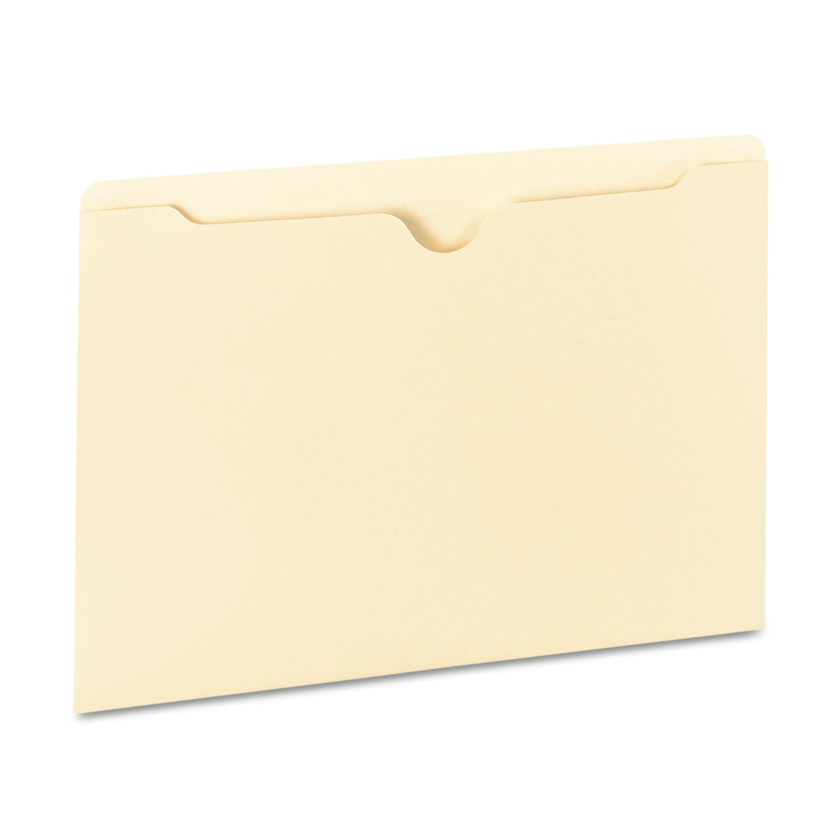 Universal Deluxe Manila File Jackets with Reinforced Tabs, Straight Tab, Legal Size, Manila, 100/Box