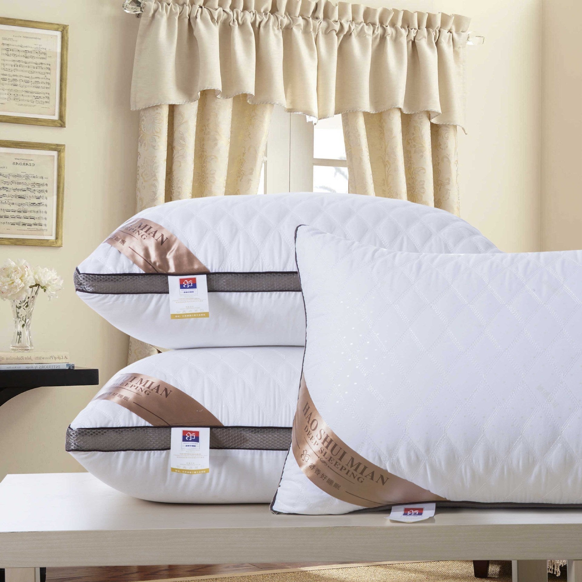 High Quality Velvet Pillow | Supportive Neck Pillow Core
