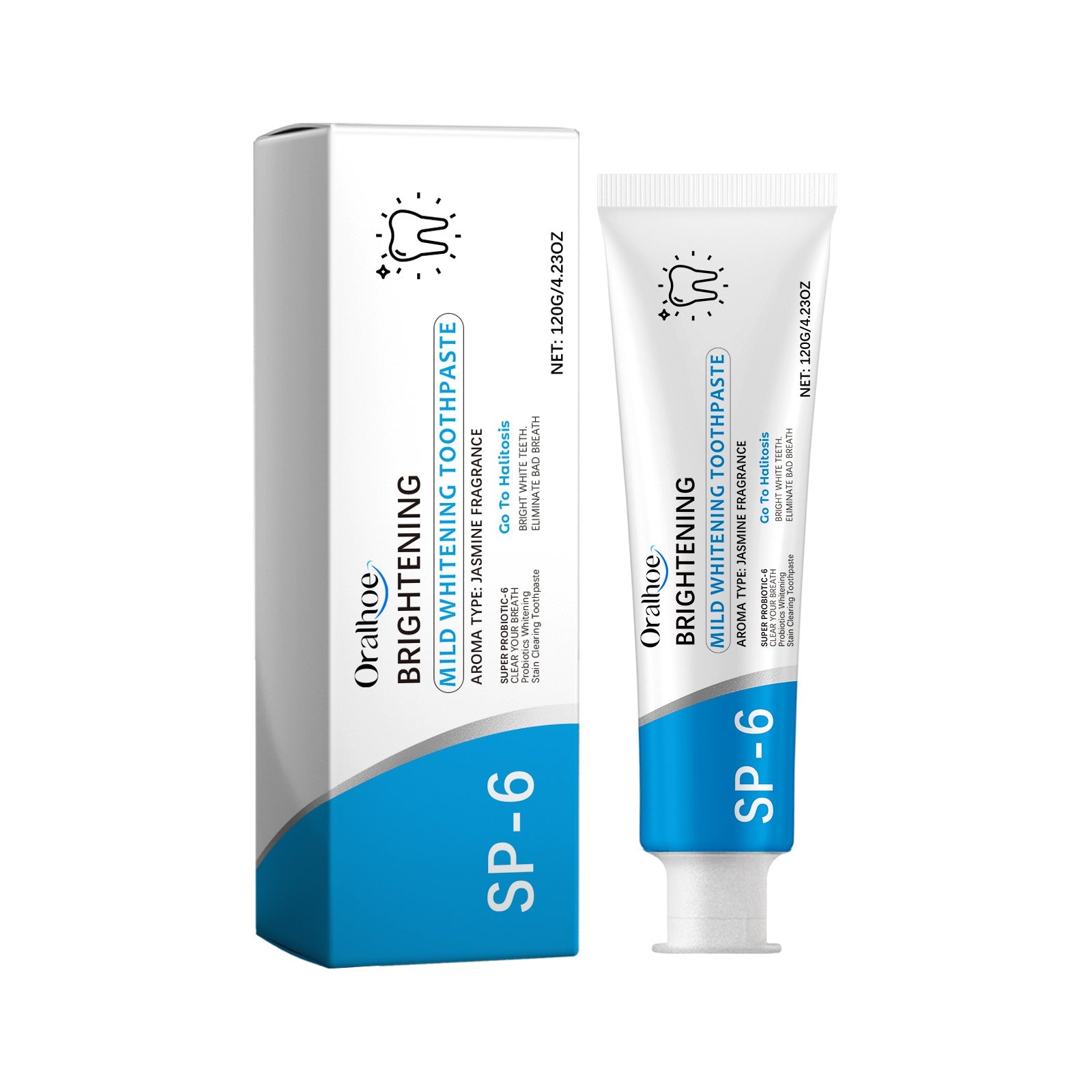 Cleaning Toothpaste, Gentle Cleaning Care For Teeth Care Odor Fresh Remove Stains Mint Toothpaste
