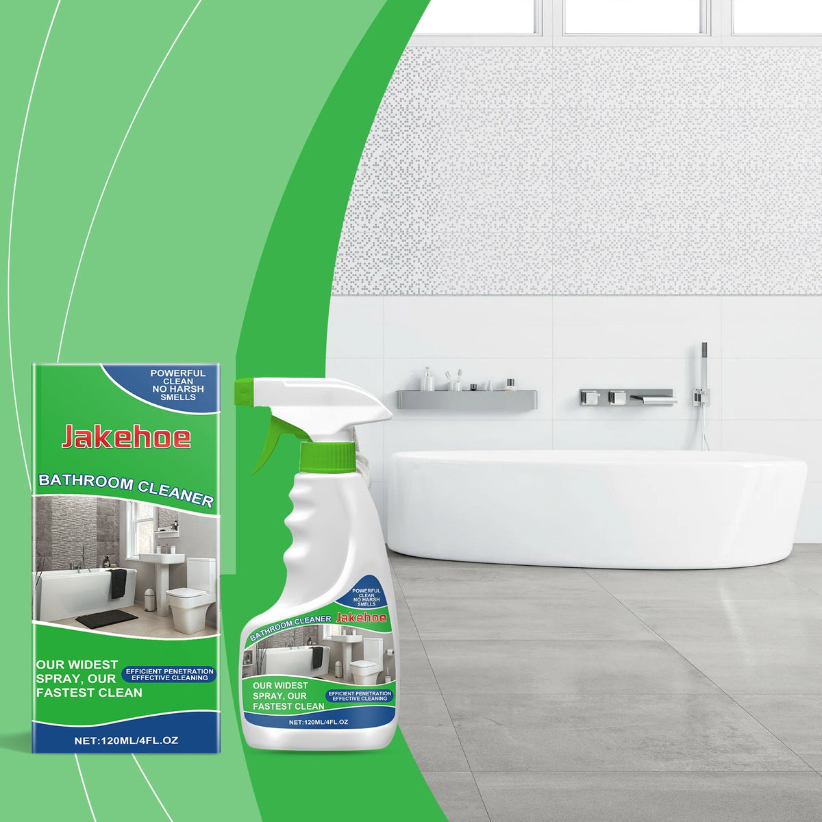 Bathroom Cleaner, Wash Bathtub Sink Toilet Toilet Tile Decontamination Cleaning Spray
