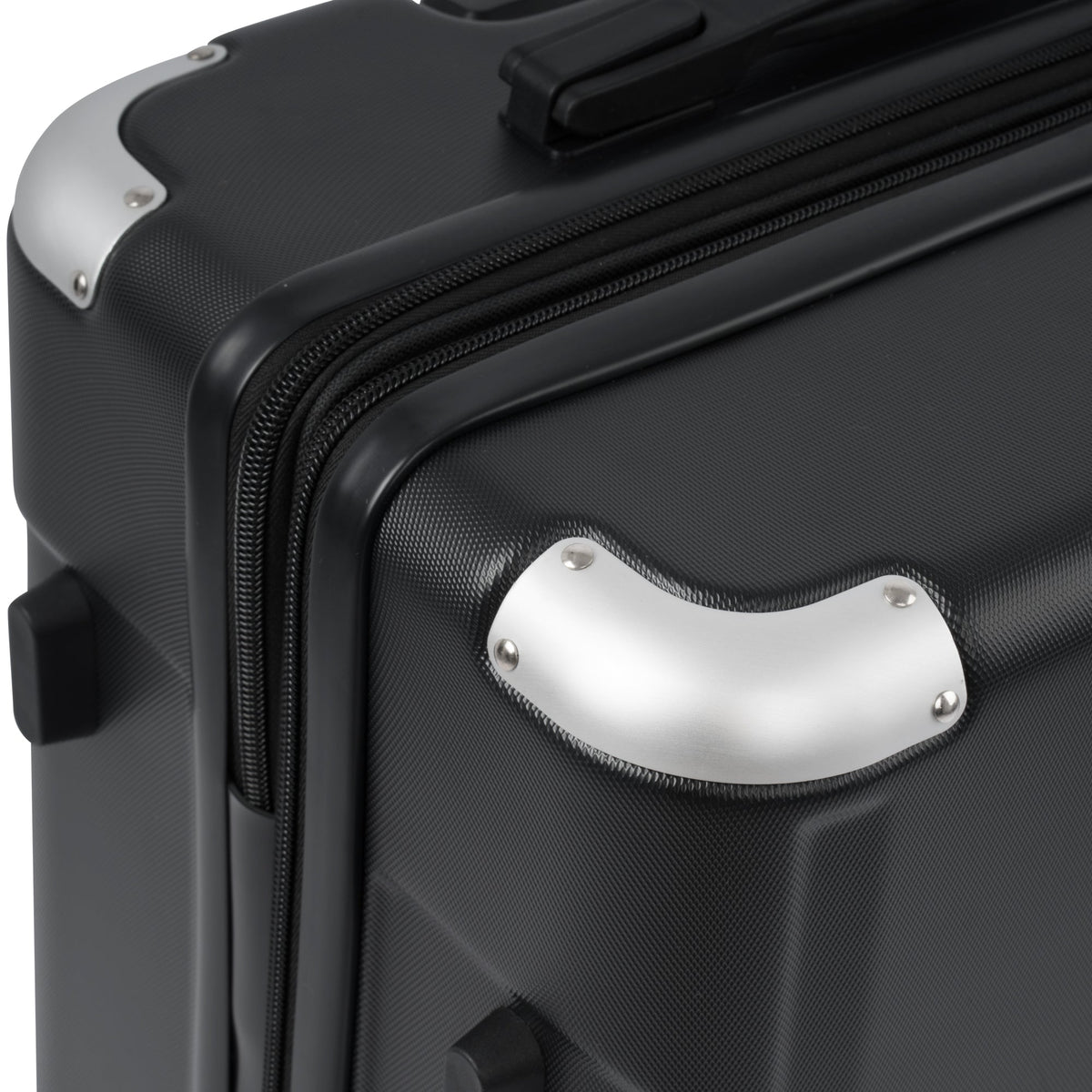 Hardshell Luggage Spinner Suitcase with TSA Lock Lightweight Expandable 28'' (Single Luggage) Black + ABS + 28 Inch