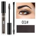 Romantic Beauty Two-Headed Brow Brush For Long-Lasting Styling Waterproof Perspiration-Proof Brow Dye