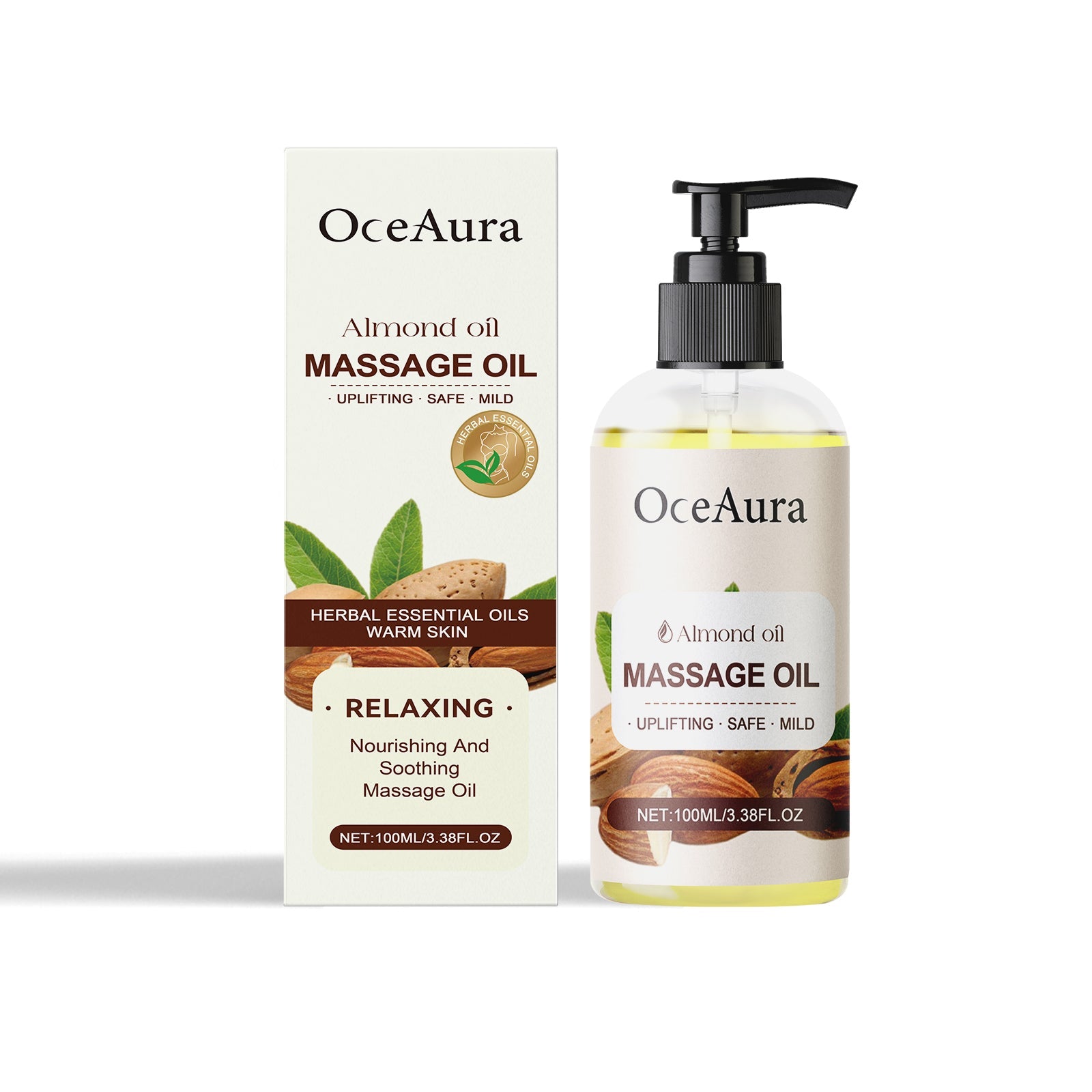 Almond Body Essential Oil Hydrating And Moisturizing Body Moisturizing Massage Essential Oil