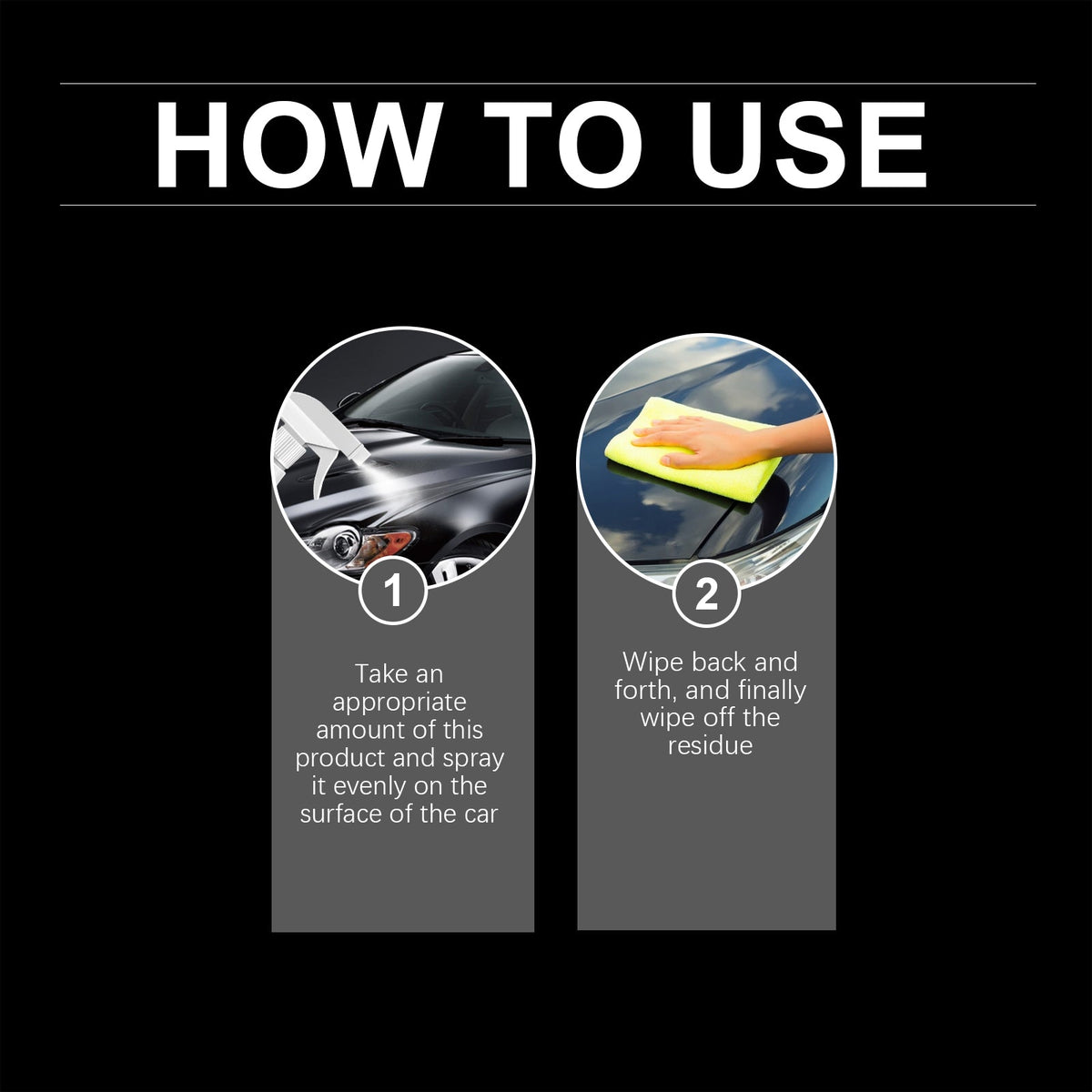 Car Surface Cleaner Wash Clean Car Body Stains Restore Bright Cleaner
