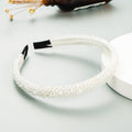 Fish Line Braided String Crystal Hair Band Korean Temperament Senior Sense Wash Face Headband