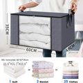Storage Box Transparent Window Clothes Sorting Bag
