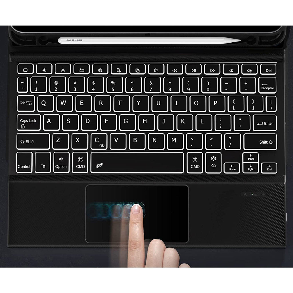 iPad Air 11-inch (M2 / M3 / M4) Keyboard Case - Folio with Trackpad | Navigate Series