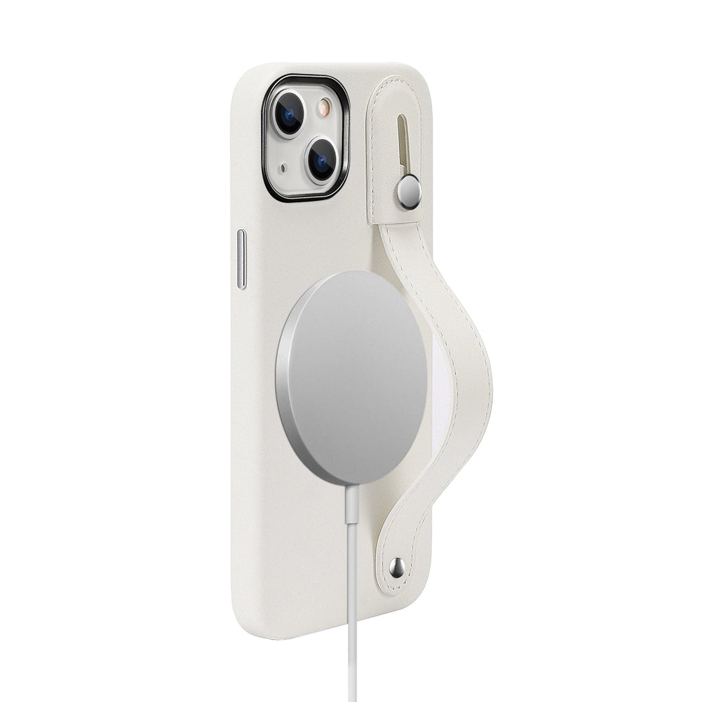 iPhone 15 Plus Leather FingerGrip Case with MagSafe | Indy Series