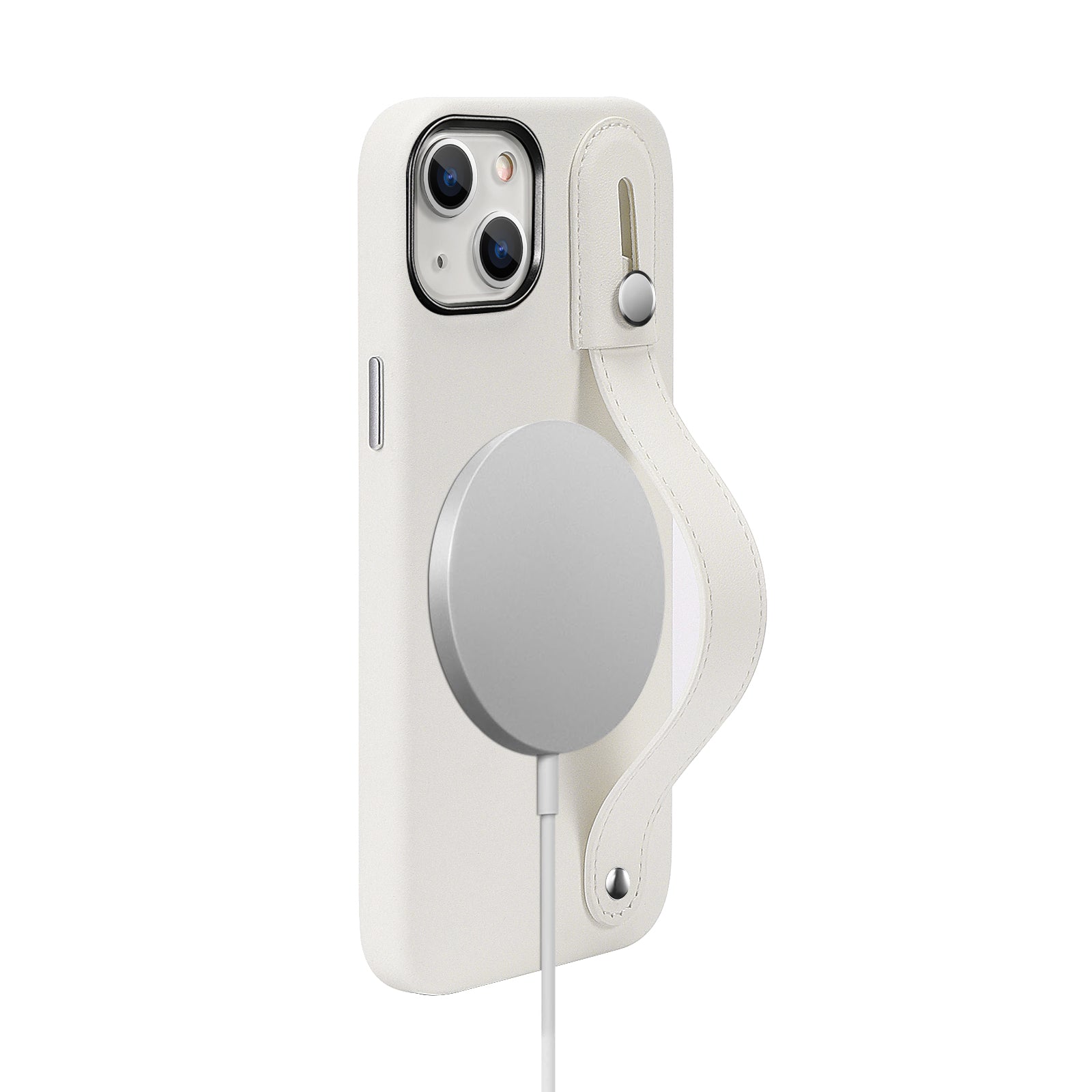 iPhone 15 Plus Leather FingerGrip Case with MagSafe | Indy Series