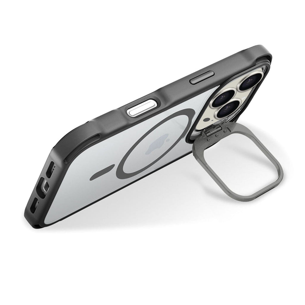 iPhone 16 Pro Clear Kickstand Case - Anti-Slip, Rugged, MagSafe | Venture Series