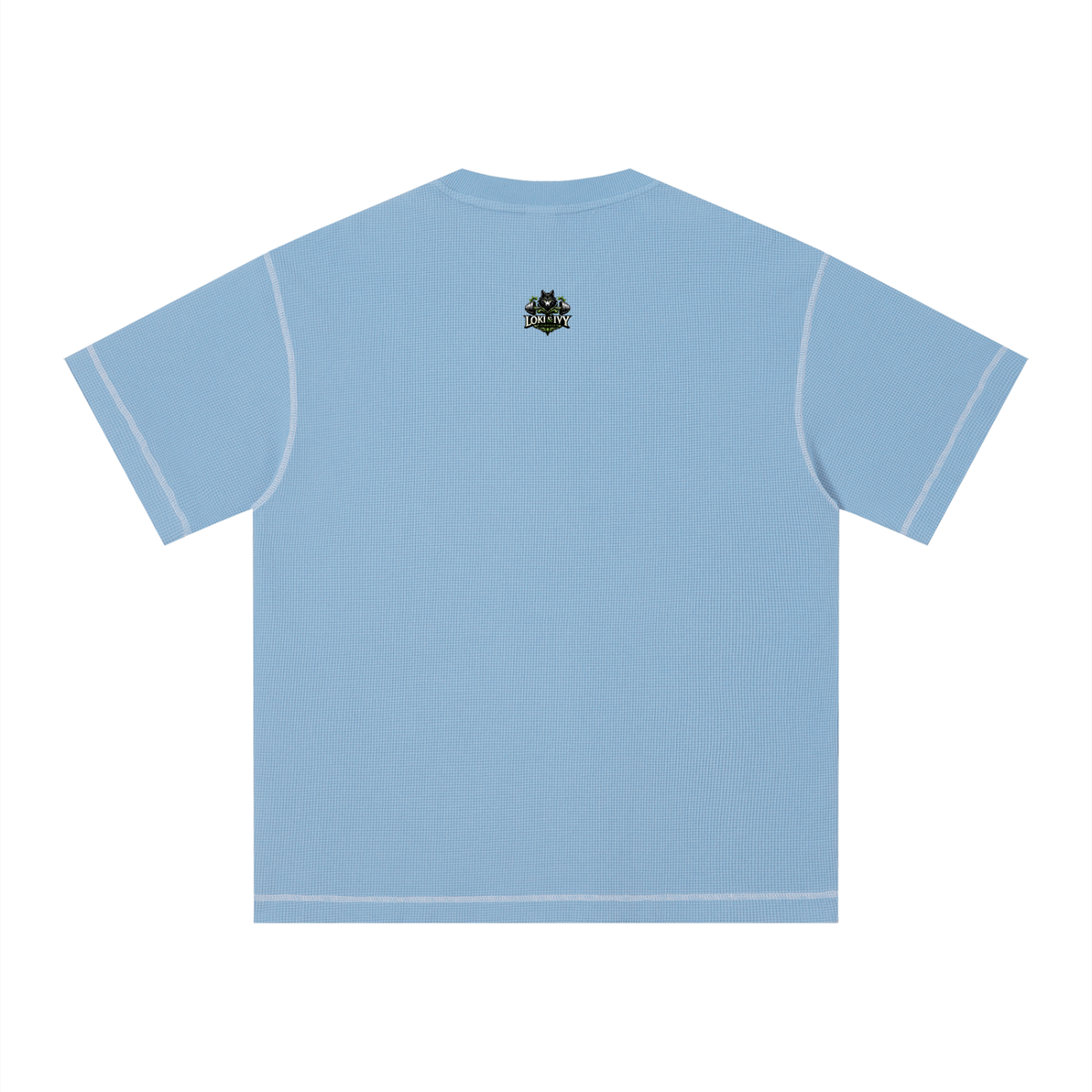 Loki & Ivy Unisex Sunfade Waffle Boxy T-Shirt