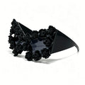Niche Designer inspired Black Rose Gothic Sunglasses