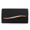Fashionable Women's Metal Edging Temperament Evening Bag