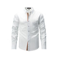 Mens Casual Fashion Shirt With Woven Trim