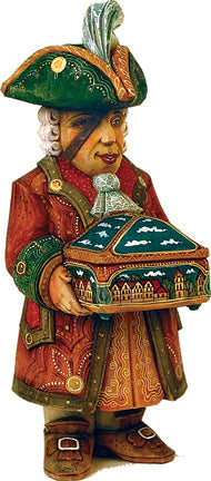 Nutcracker Ornaments Set of Wooden chests by G. DeBrekht 53311-B4