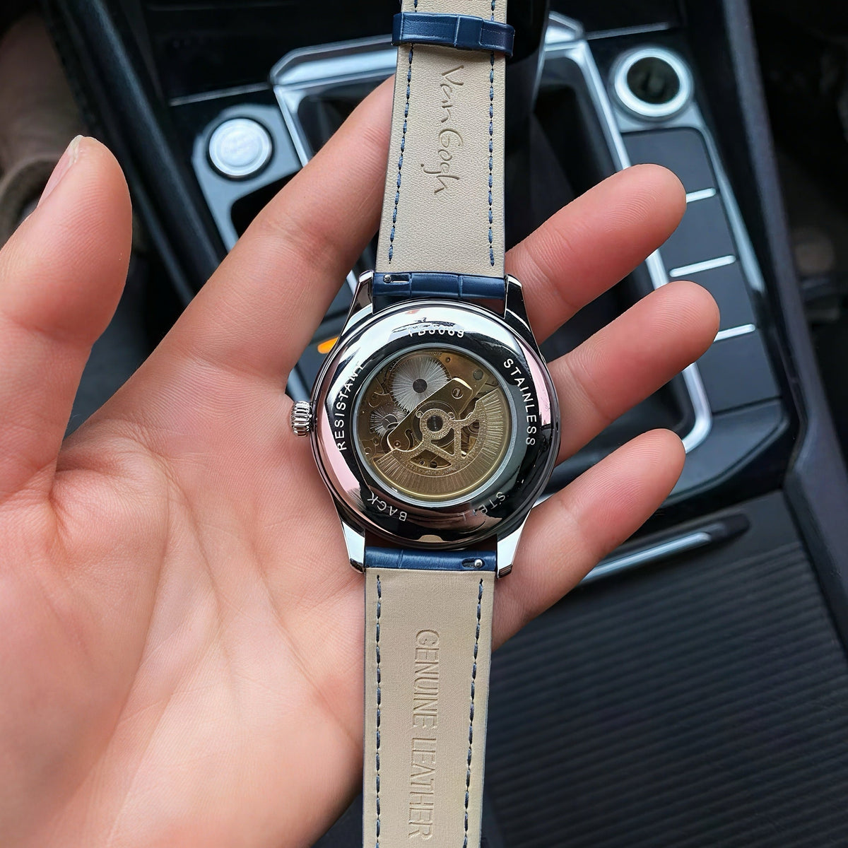VanGogh Men's Geneva Series Art Automatic Mechanical Watch