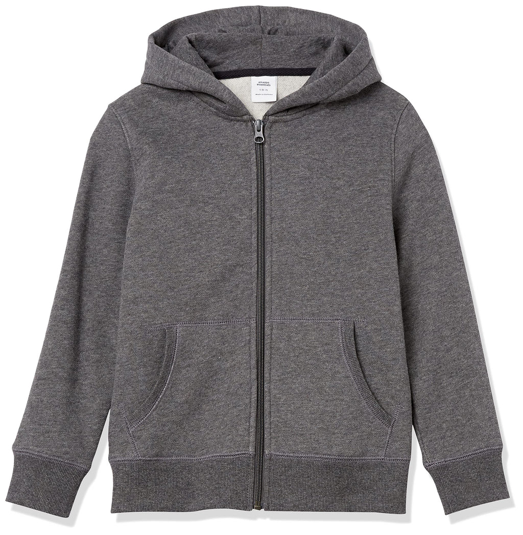 Amazon Essentials Boys and Toddlers' Soft Fleece Zip-Up Hoodie Sweatshirt