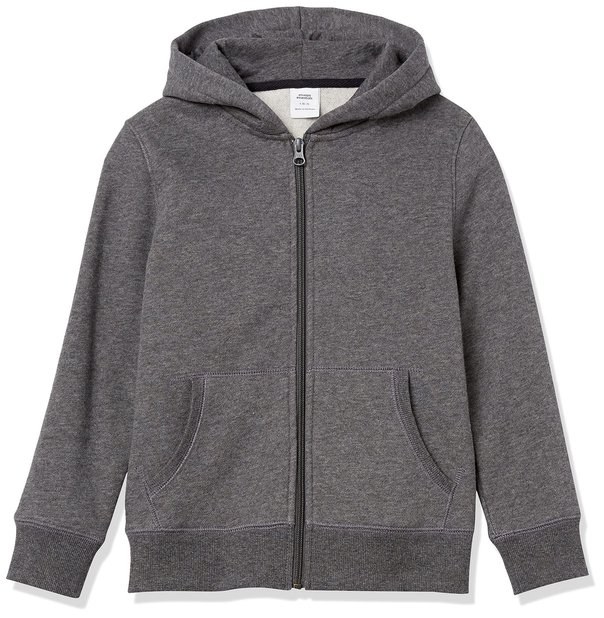 Amazon Essentials Boys and Toddlers' Soft Fleece Zip-Up Hoodie Sweatshirt