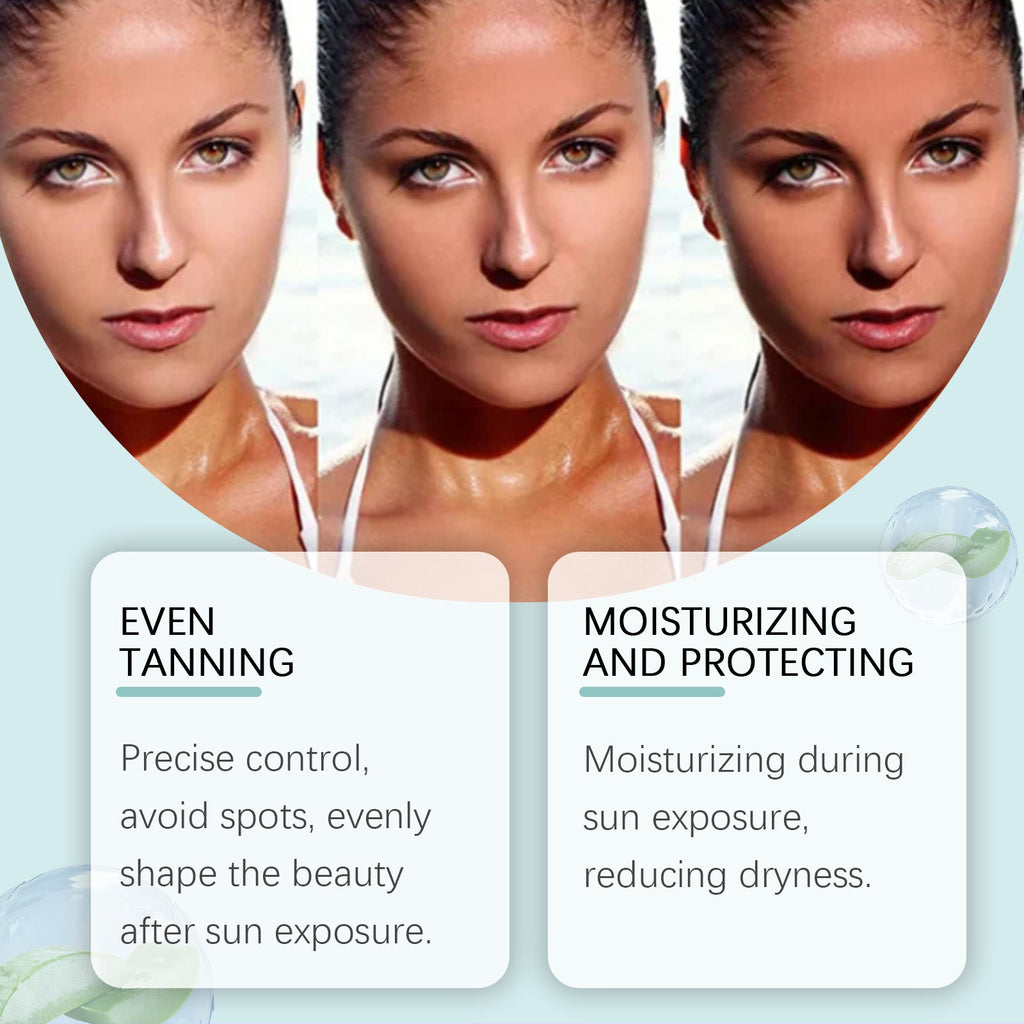 Tanning Drops, Gentle Moisturizing, Tanning And Even Skin Tone Moisturizing Wheat Skin Tone Care Solution