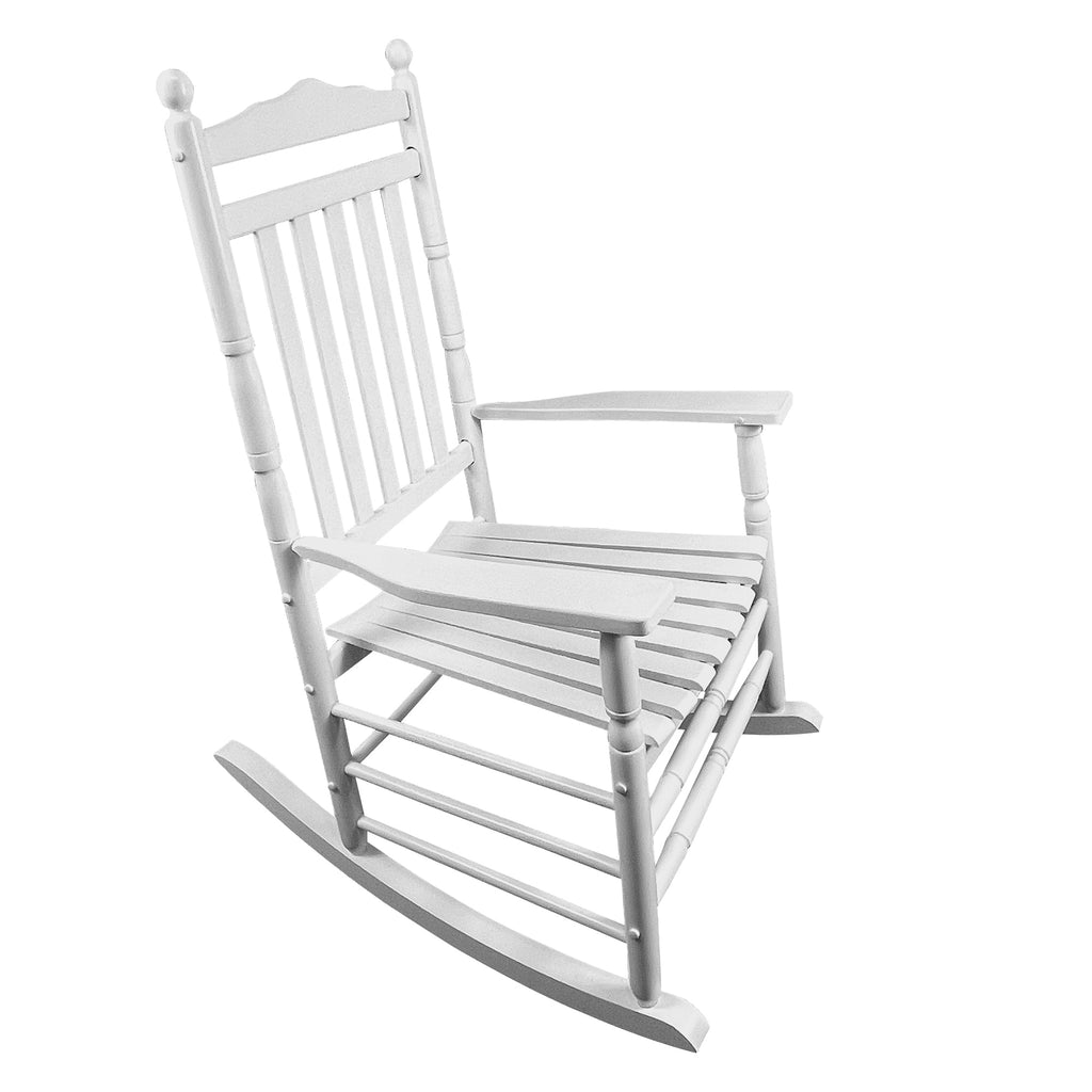 BALCONY PORCH ADULT ROCKING CHAIR   - WHITE