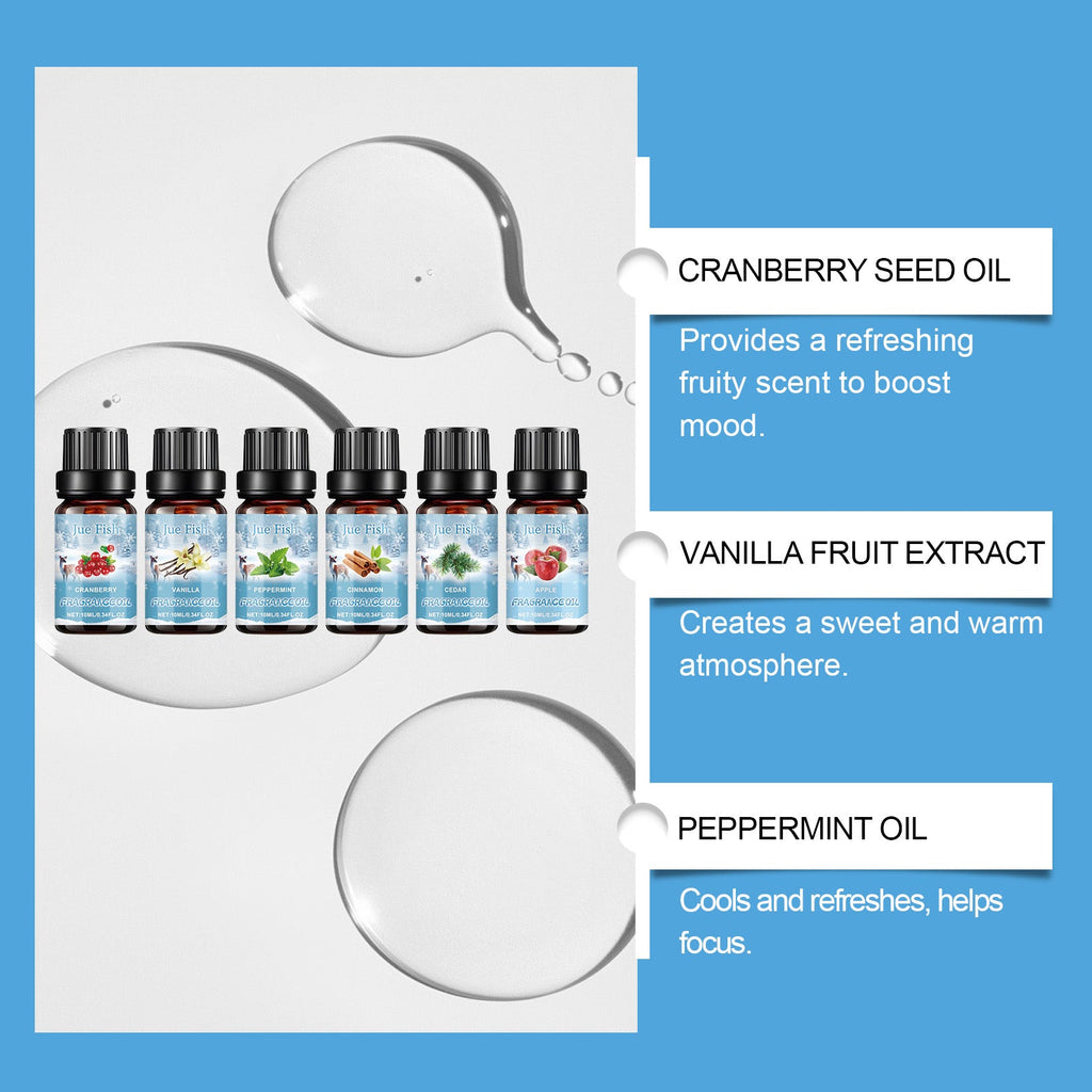 Winter Aromatherapy Oil Set, Humidifier Fragrance Essential Oil Freshens The Air And Keeps The Room Warm In Winter